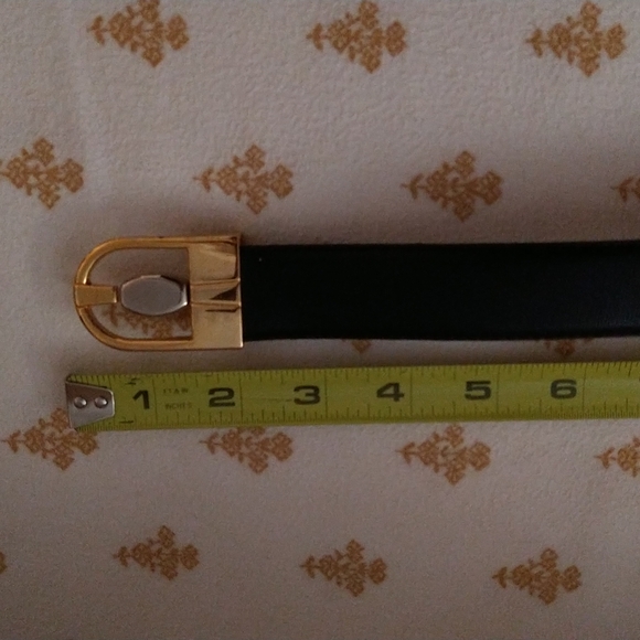 Belt, black with two tone buckle, NWOT, 42-44 - Picture 1 of 4